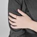 INS simple hollow diamond titanium steel tail ring ring ladies workplace fashion wear elegant stainless steel female ring_ipsvogv.com