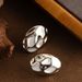 Fashion Niche Geometric Oval For Women With A Sense Of Luxury, Commuting Simplicity, Personality, Silver Needle Earrings_ipsvogv.com