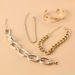 Jewelry Smooth Mixed Twist Chain Bracelet Simple Thread Exaggerated Hip Hop Bracelet_ipsvogv.com