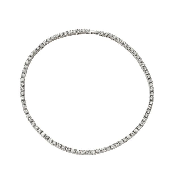 Hip hop line alloy accessories bracelet tennis necklace accessories men's simple jewelry_ipsvogv.com