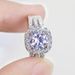 Women's Fashion Zircon Full Diamond Genuine Gold Plated Ring, Female Niche_ipsvogv.com