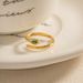 French classical court style ancient craft light luxury niche jewelry snake-shaped stainless steel gold-plated ring_ipsvogv.com