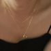 New Product: Green Diamond Bull Horn Inverted Crescent Double Layered Moon Stacking Chain, Titanium Steel Lock Bone Set,_ipsvogv.com