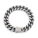 Men's Jewelry Engraved Brushed Stainless Steel Cuban Bracelet Men's Hip Hop Titanium Steel Men's Bracelet Does Not Fade_ipsvogv.com
