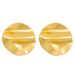 titanium steel pleated geometric earrings ins style retro glossy irregular earrings mid-ancient earrings_ipsvogv.com