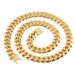 Cuban Crypto Chain Hip Hop Titanium Dragon Head Buckle Stainless Steel Men's Gold Necklace_ipsvogv.com