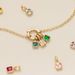Bracelet DIY Accessories Women's 12 Birthday Square Colored Zircon Stone Pendant_ipsvogv.com