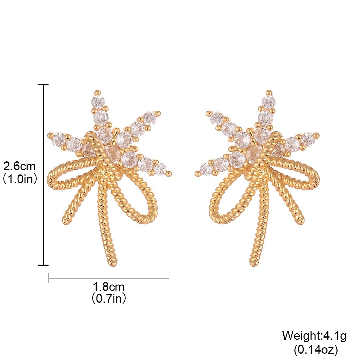 Brilliant Nebula Earrings Summer High End Starlight Snowflake Earrings Versatile Meteor Light Luxury High End Women's Jewelry_ipsvogv.com