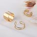 Hot Selling Wide Cut Hollow Chain Ring For Women With Double-layer Open 3-piece Set_ipsvogv.com