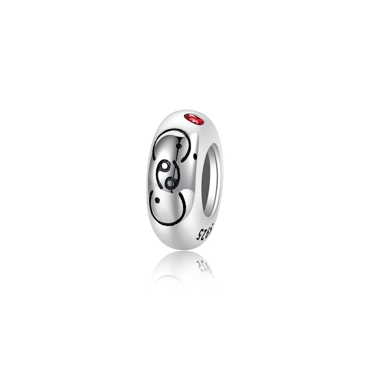 Women's Jewelry Original Design New 12 Constellations S925 Silver Spacer Beads Simple Style Fashion Color Zircon Diy Accessories_ipsvogv.com