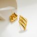 Women’s Jewelry Set Fashion Hot Selling New Products Angel Wings Big Earrings Siren Sea Monster Style Gold Polished Exaggerated Earrings_ipsvogv.com