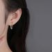 Silver Moissanite Earrings Simple Light Luxury Large Circle Moissanite Earrings Handmade Full Diamond Inlaid_ipsvogv.com