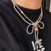 2024 New Japanese Korean Niche Fashion Design, High-end And Sweet Neck Collarbone Chain, Pearl Bow Necklace, Female_ipsvogv.com