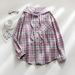 Women's Clothing autumn and winter new hooded sweatshirt buttoned casual shirt jacket_ipsvogv.com