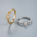 Unisex Version Of The Star Moon Diamond Zircon CZ Ring Female Index Finger Ring Gold And Silver Light Luxury Ins Style Hand Jewelry_ipsvogv.com