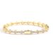 Plum Blossom Tennis Chain Men's Bracelet Zircon Trendy Spring Buckle Hip-Hop Jewelry_ipsvogv.com