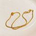 Titanium Steel Necklace Women's Fried Dough Twists Ball Colorless Small Design Luxury Sexy Versatile Simple Collar Chain_ipsvogv.com