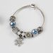 Snowflake Pendant Handmade DIY Alloy Dia Bead Bracelet_ipsvogv.com