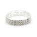 Bridal Versatile Korean Fashion Super Sparkling Full Diamond Elastic Bracelet NK28020_ipsvogv.com
