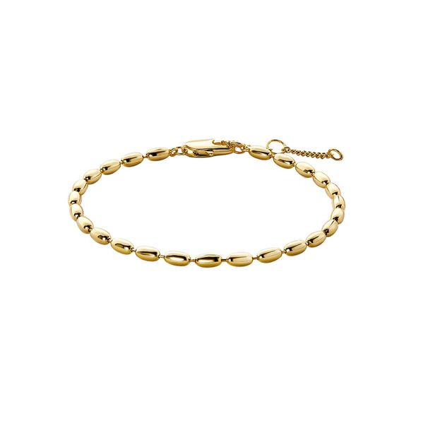Minimalist Spaced Bead Chain Necklace - Light Luxury Delicate Layering Piece (Women's Dainty Collarbone Jewelry Elegant Everyday Accessory)_ipsvogv.com