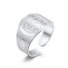 Titanium steel ring ring open adjustable stainless steel JESUS hand jewelry_ipsvogv.com