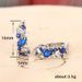 Cao Shi's Simple And Cool Fried Dough Twists Design Sense Hip Hop With Small Circle Earrings_ipsvogv.com