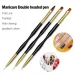 Arte Clavo Nail UV Gel Brush French Stripe Liner Pen Manicure Ultra-thin Line Drawing Nail Art Acrylic UV Gel Polish Dot Brushes_ipsvogv.com