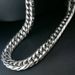 Heavy Mens 16mm Width Necklace Bracelet All Polished 316L Stainless Steel Necklace_ipsvogv.com