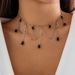 Jewelry Lolita Lace Collar Choker Black Gothic Feng Shui Drip Tassel Necklace_ipsvogv.com