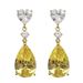 Cao Shi Ruili Magazine Pear Shaped With Light Luxury And Versatile Design Sense Water Drops Zircon Women's Earrings_ipsvogv.com
