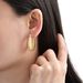 Women’s Jewelry Set Fashion Retro Grid Shaped Copper Plated Gold Earrings For Girls Simple And Stylish Elegant And Stylish Earrings For Ladies_ipsvogv.com