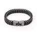 Hot Selling Titanium Hip Hop Trendy Fashion Stainless Steel Double Row Dragon Bone Men's Bracelet_ipsvogv.com