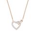 Heart To Heart Heart Shaped Necklace Female Element Crystal Love Clavicle Necklace Female_ipsvogv.com