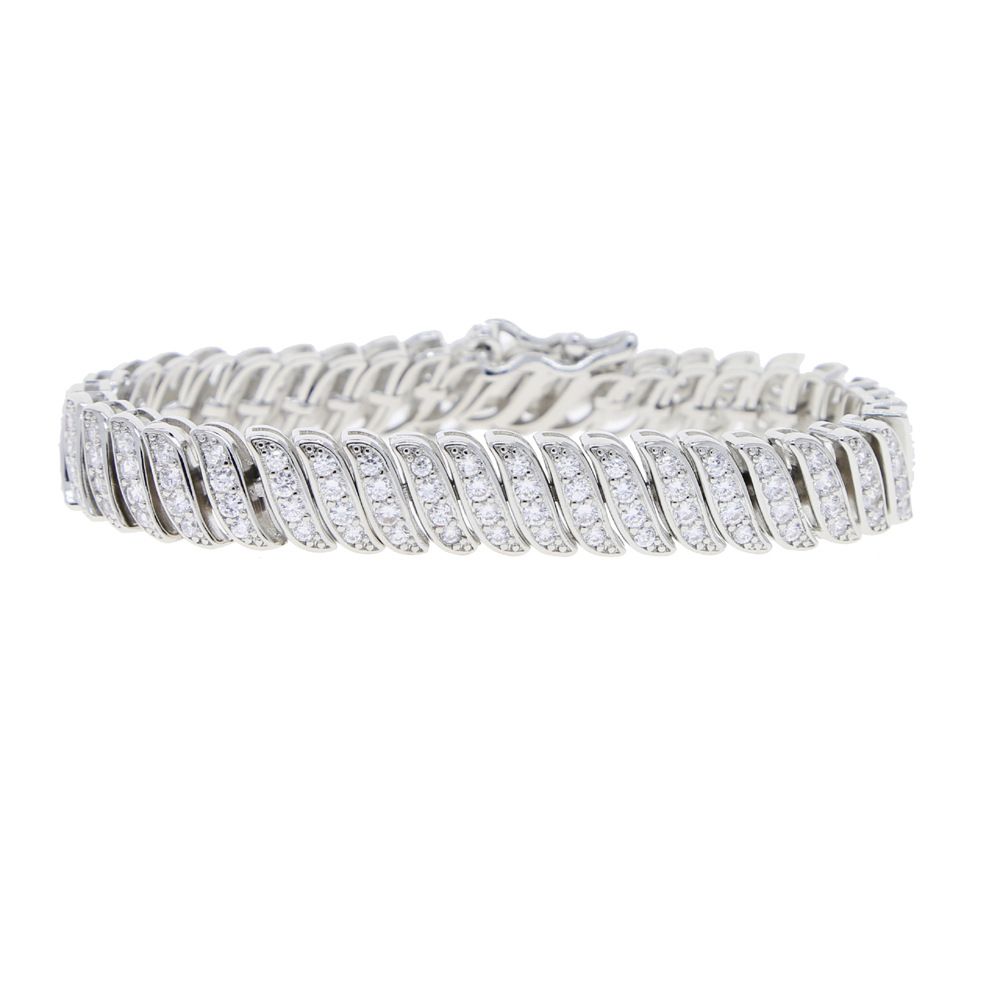 Women's Jewelry Hip Hop New 10mm Leaf Zircon Bracelet Diamond Bracelet_ipsvogv.com