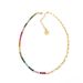 Colorful Necklace, Personalized Rhinestone Chain, Short Splicing Pendant, Metal Versatile Accessory For Women_ipsvogv.com