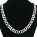 Hip hop men women full of diamonds, broken hearts, Cuban chain necklaces, trendy and cool, unisex street wear_ipsvogv.com