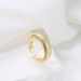 Unisex Version Of High Grade Ring Personality Wave Pattern Retro Simple Ring Fashion Opening Adjustable Ring_ipsvogv.com