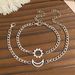 2pcs Engravable Stainless Couple Bracelets Hollow Heart Sun Moon Titanium Steel Bracelet Set_ipsvogv.com