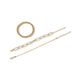 New Gold Fashion Personalized 3-piece Set With Adjustable Bracelets And Feet Chains_ipsvogv.com