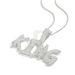 Unisex Hip Hop Burr Letter Pendant Necklace Uppercase DIY Letter Necklace Splicing Combination Personality Pendant Jewelry_ipsvogv.com