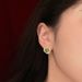 Women's Jewelry French Retro Shining Olive Green Earrings Light Luxury High End Design Simple Emerald Crystal Earrings Earrings_ipsvogv.com