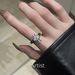 【 1708 People Praised 】 Light Luxury, High-end Feeling, Cold Wind, Diamond Inlaid Zircon Cross Titanium Steel Ring,_ipsvogv.com
