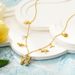 Fashion Retro Beach Conch Shell Pendant Necklace O Chain 26 Letter Pendant Necklace_ipsvogv.com