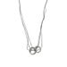 Autumn And Winter New Collection, Cool Style, Fashionable Metal Double Ring Necklace, Light Luxury, High-end Niche_ipsvogv.com