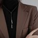 Korean Version Of Geometric Pull-up Sweater Chain Female Niche Design, Cool And Aloof Style Necklace For Women, New_ipsvogv.com