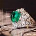 Cao Shi's New Classic Grandmother Green Zircon Ring Wedding Gift_ipsvogv.com