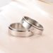 Women's Jewelry Plain Plate Diamond Couple Rings, Rotatable Rings, Couple Jewelry Pattern_ipsvogv.com
