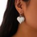 Exaggerated Cyberstyle CCB Peach Heart Pendant Necklace With Simple And Caring Charm, Rarrings Female_ipsvogv.com