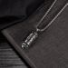Men's Jewelry Personality Retro Six Word Mantra Totem Cylindrical Stainless Steel Pendant Necklace_ipsvogv.com