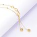 Korean Fashion Accessory Roman Ring Tassel Pendant Titanium Steel Lock Chain Hollow Circular Necklace For Women_ipsvogv.com